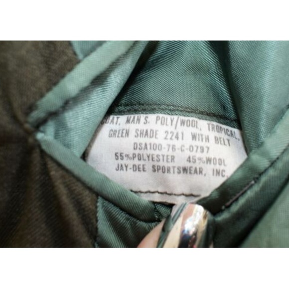 Jay Dee Vtg Army Air Force Military Jacket Sz XS - Picture 8 of 8